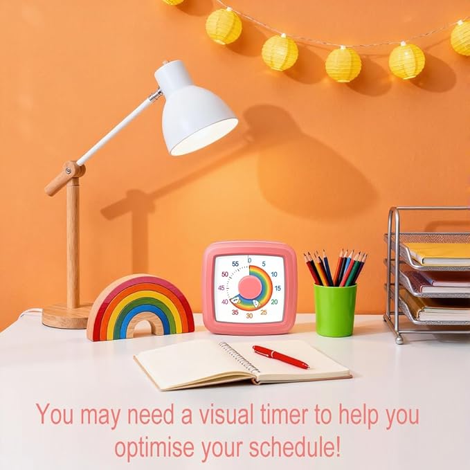 MEPHILIMIA Visual Timer for Children, 60 Minute Countdown for Classroom - Image 5