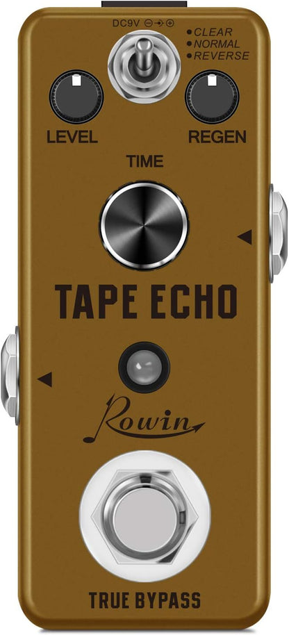 Rowin Tape Echo Delay Digital Guitar Effect Pedal by Rowin