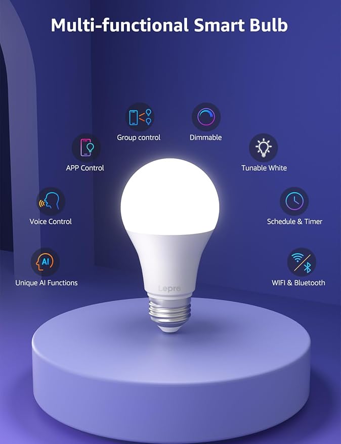 Lepro B1 AI Smart Light Bulbs - Image 8