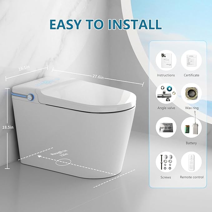 Luxury Smart Toilet Built In, Bidet - Image 8
