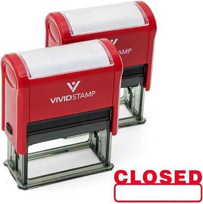 Basic Closed Self Inking Rubber Stamp by Vivid+Stamp
