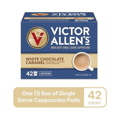 Victor Allen's Coffee White Chocolate Caramel Flavored Cappuccino, Single Serve - Image 3
