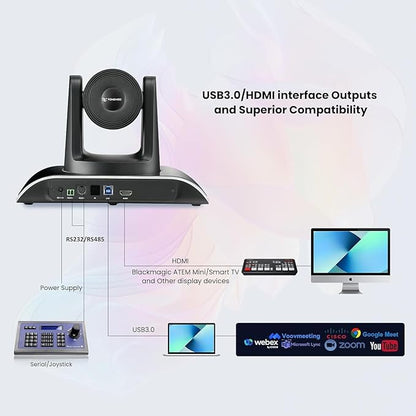 20x Zoom Conference Room Camera System TONGVEO All-in-1 Video and Audio - Image 5