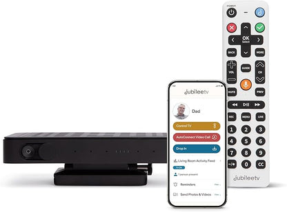 JubileeTV Remote Care System for Seniors — Stay Connected Through Their TV | by Caavo