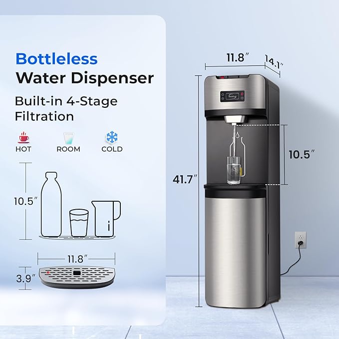 iSpring Bottleless Water Cooler Dispenser - Image 4