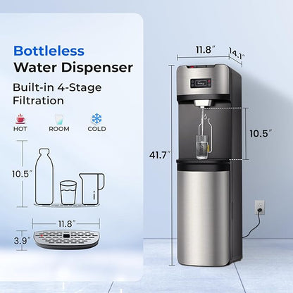 iSpring Bottleless Water Cooler Dispenser - Image 4