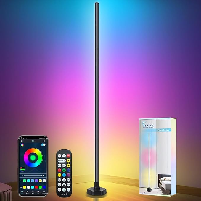 YTDRGB Corner Floor Lamp RGBW, LED Floor Lamp by YTDRGB