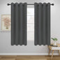 Easy-Going Blackout Curtains for Bedroom, Solid Thermal Insulated Grommet and by Easy-Going