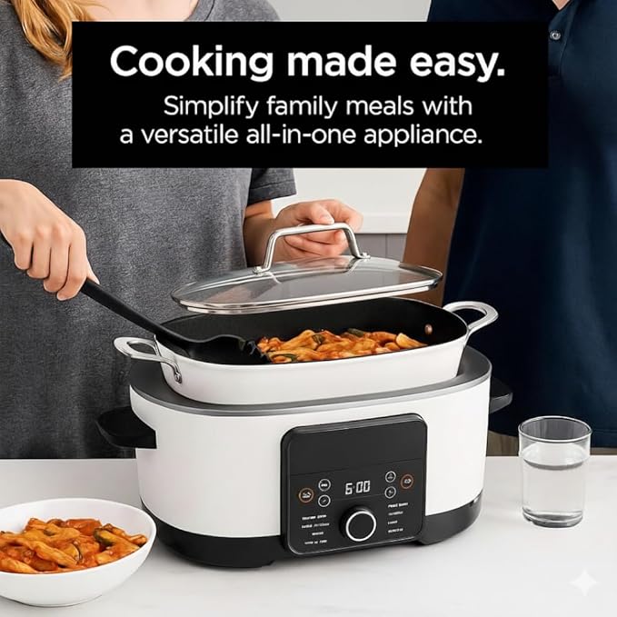 8.5 Quart Large Capacity Multi Cooker, Programmable Electric Pot - Image 2