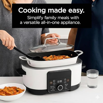 8.5 Quart Large Capacity Multi Cooker, Programmable Electric Pot - Image 2