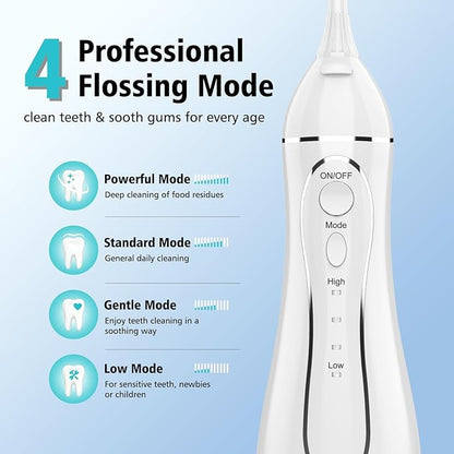 Leominor Water Dental Flosser Pick - Image 6