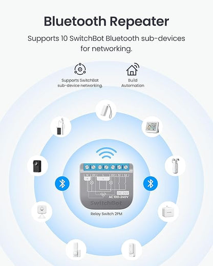 SwitchBot Smart Relay Switch 2PM, Power Metering, Dual Light Control, Built-in - Image 9