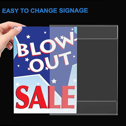 Dingelex 24 Pack Wall Mount Signs 8.5 x 11, Store - Image 4