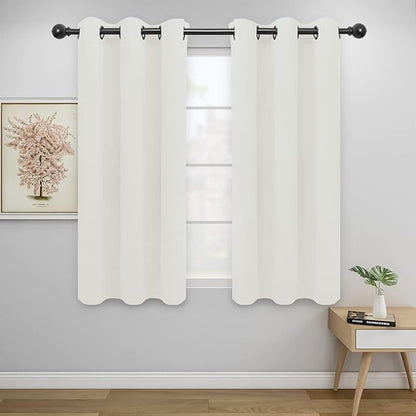 Easy-Going Blackout Curtains for Bedroom, Solid Thermal Insulated Grommet and by Easy-Going
