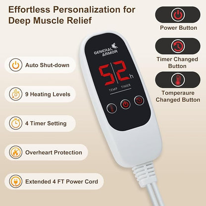 Infrared Heating Pad for Back, Full Body 72"x24", 6X Pain Relief - Image 5