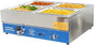 4 Pan Commercial Food Warmer, Electric Countertop Bain Marie Stainless Steel by TOPKITCH