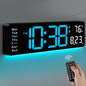 MASHI Digital Wall Clock, Auto-Dimming Wall Clock by MASHI