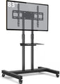 tavr mobile tv stand rolling tv cart floor, main product view