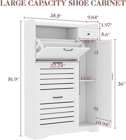 Narrow Shoe Storage Cabinet - Image 2