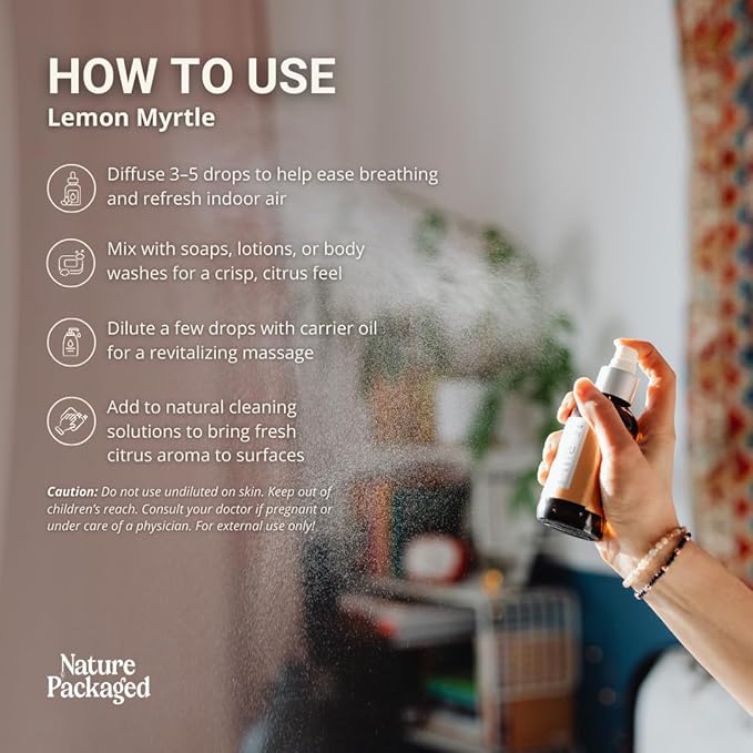 Lemon Myrtle Essential Oil - Image 4