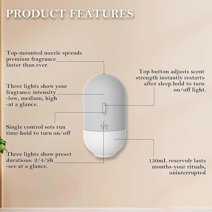 Plug in Waterless Oil Diffuser and 5 OZ Essential Oil - Image 6
