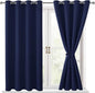 Hiasan Blackout Curtains for Bedroom, 52 x 54 Inches Long by Hiasan