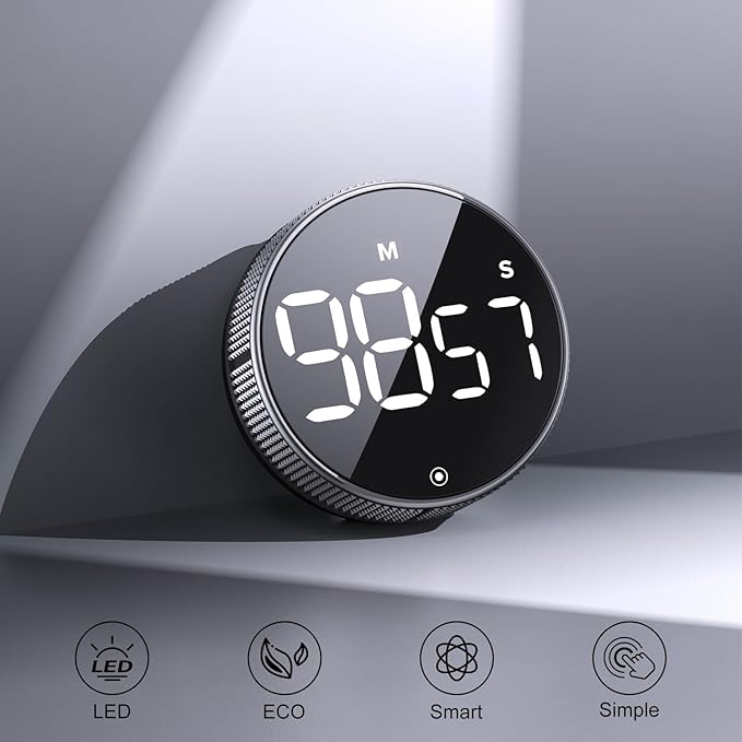 BlueSnail Kitchen Timer with LED Digital Display Smart Efficana - Image 2