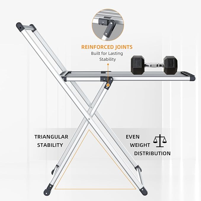 Unkqan Clothes Drying Rack, Foldable Laundry Rack - Image 3