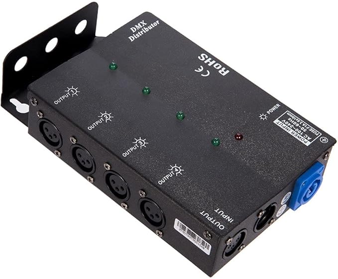 MFL. 4-Way Isolated DMX Splitter Amplifier Distributor - Image 4