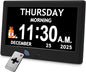 7'' Dementia Clock For Seniors, Large Display Digital Clock by Flyruit