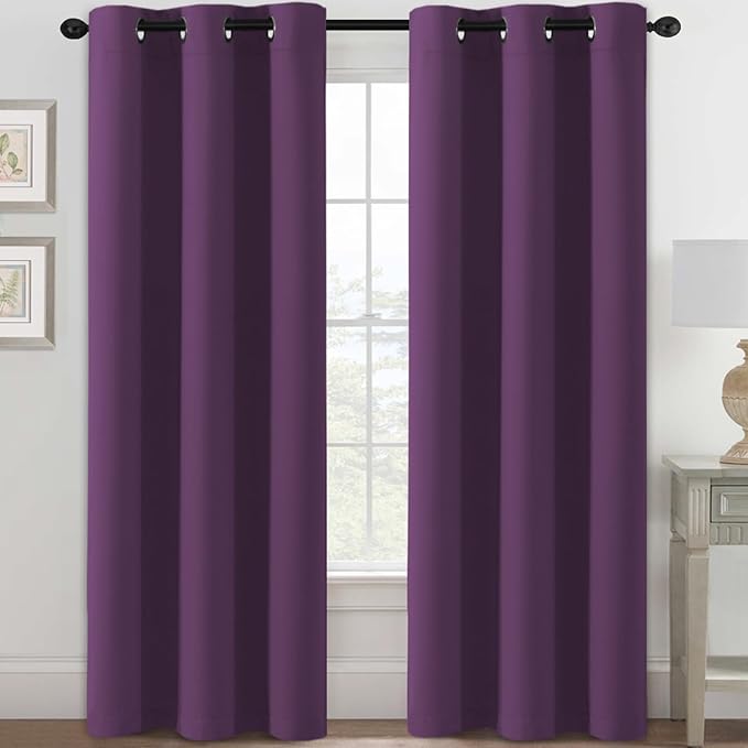 H.VERSAILTEX Blackout Curtains for Bedroom Thermal Insulated Room Darkening by HVERSAILTEX
