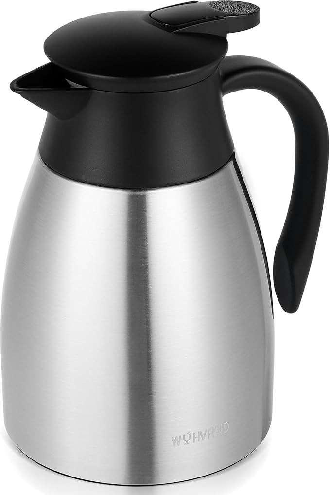 34 Oz Thermal Coffee Carafe, Stainless Steel Insulated Vacuum coffee crafts to by WYHVAND