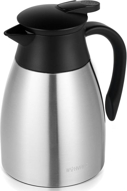34 Oz Thermal Coffee Carafe, Stainless Steel Insulated Vacuum coffee crafts to by WYHVAND