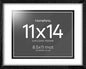 11x14 White Oak Diploma Frame, High-End Wood, 8.5x11 Mat, Glass | High End Solid Oak Wood, Tempered Glass, Acid-Free 8.5x11 Removable Mat, 11x14 Edge-to-Edge Display 14x11, Wall Kit, Set Of 1