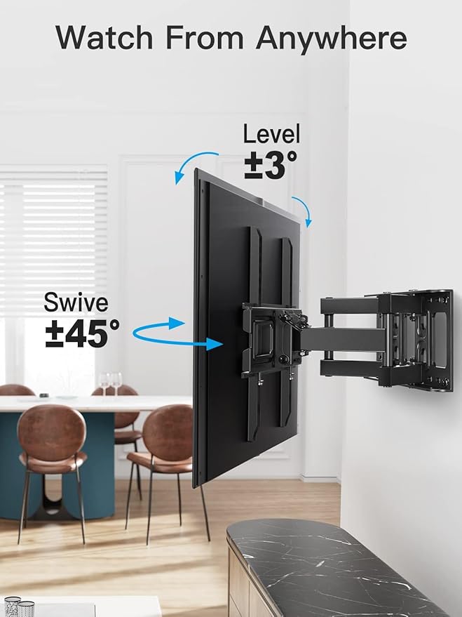 Pipishell TV Wall Mount for 26-74 inch LED LCD OLED 4K TVs up to 99lbs - Image 7