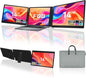 14" Laptop Screen Extender, FHD 1200P IPS Dual/Triple Portable Monitor by FQQ