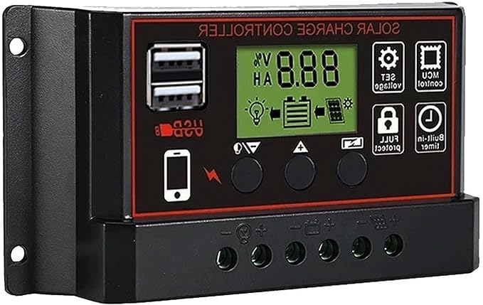 Solar Charge Controller, Solar Panel Charge Controller Intelligent Regulator - Image 6