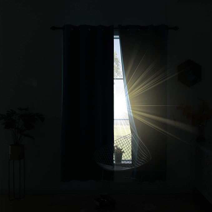 KOUFALL Short Curtains for Kitchen Window Over Sink - Image 5