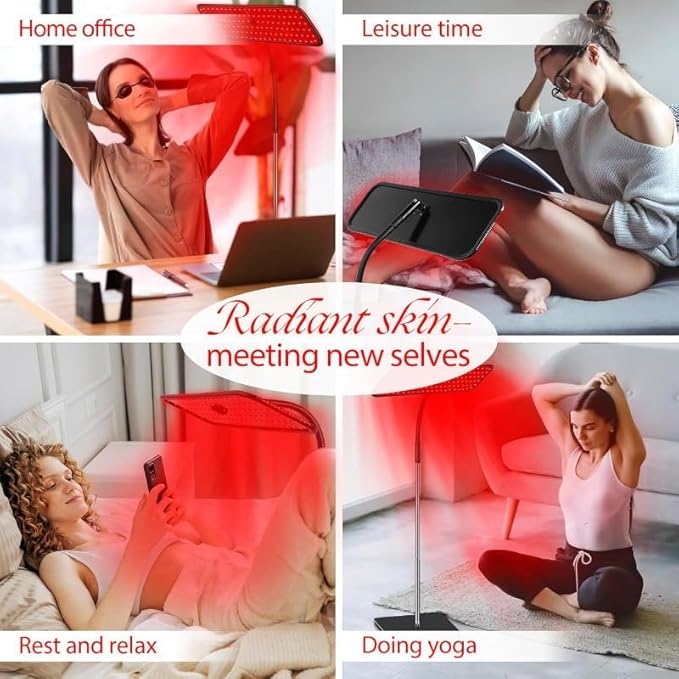 Body and Facial red Light Therapy, 660nm 850nm Infrared red Light Treatment - Image 7