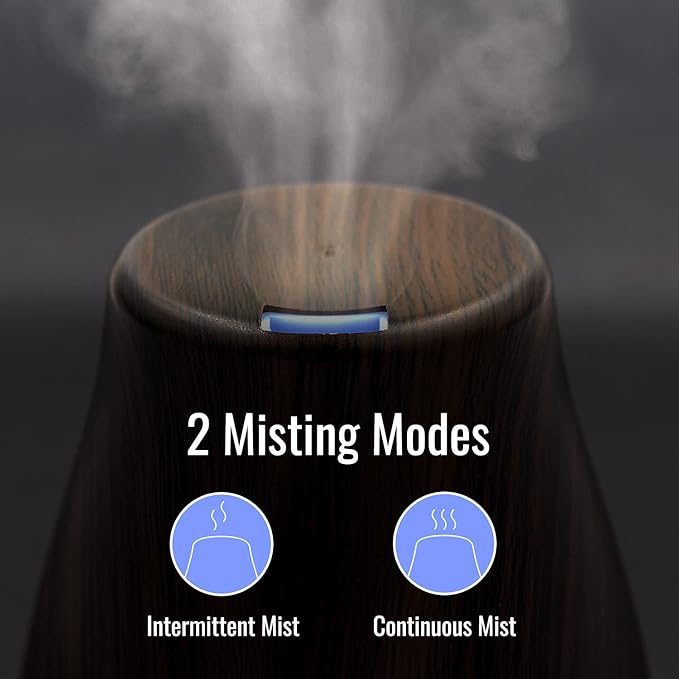 HealthSmart Essential Oil Diffuser, Cool Mist Humidifier and Aromatherapy - Image 3