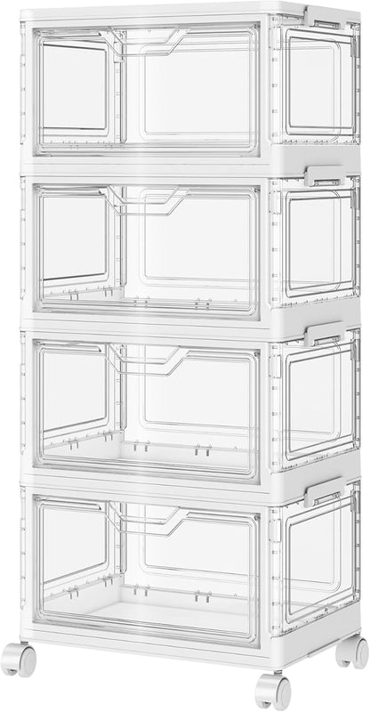 SNSLXH Portable Clear Storage Bins by SNSLXH