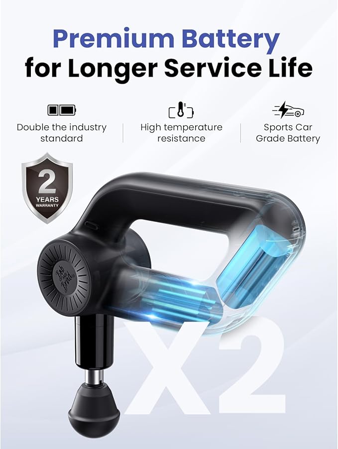 BOB AND BRAD D6 Pro Plus Massage Gun - Image 6