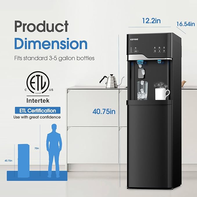 4-in-1 Self-Cleaning Ice & Water Machine - Image 8