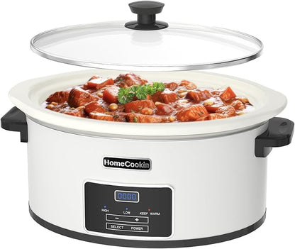 HOMECOOKIN 8-Quart Programmable Slow Cooker by HOMECOOKIN