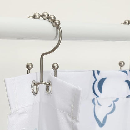 Shower Curtain Hooks, Goowin Shower Curtain Rings, Stainless Steel Shower - Image 6