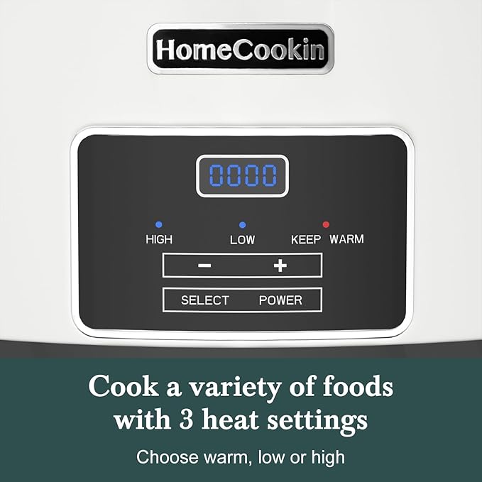 HOMECOOKIN 8-Quart Programmable Slow Cooker - Image 2