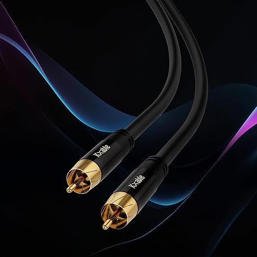 Subwoofer Cable RCA to RCA Audio Cable 100FT, Digital Coaxial Audio Cable - Image 2