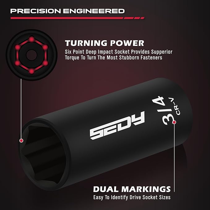 3/8" Drive Impact Socket Set - Image 4