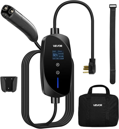 VEVOR Level 2 Tesla Charger, 32 Amp Adjustable Current, 240V Portable Home by VEVOR