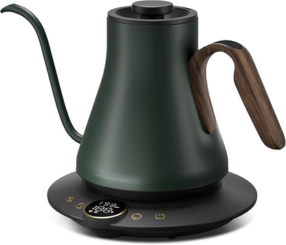 Gooseneck Electric Kettle with ±1℉ Temperature Control by Cocinare